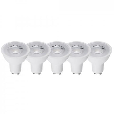 Faretto LED GU10 - Bianco caldo 2700 K - 4 W - 345 lumen - 5 pezzi