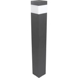 LED Lamppost Matte with E27 fitting - IP44 - Sora - 76 cm - Gray