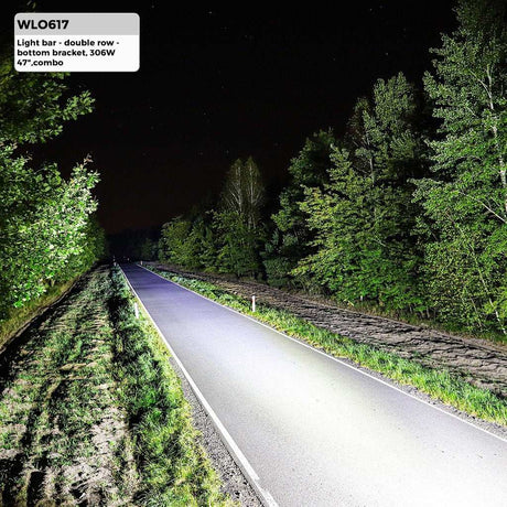 LED light BAR 47" 306W (102x3W Osram) | schijnwerper 12V & 24V combo | offroad 6000K - IP67 - LEDPLANET.NL