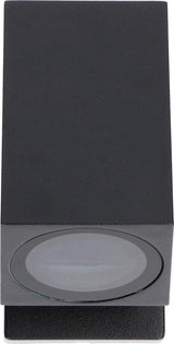 LED's Light Schwenkbare LED-Außenleuchte - GU10-Fassung - IP44 - Schwarz - Modell Lucca