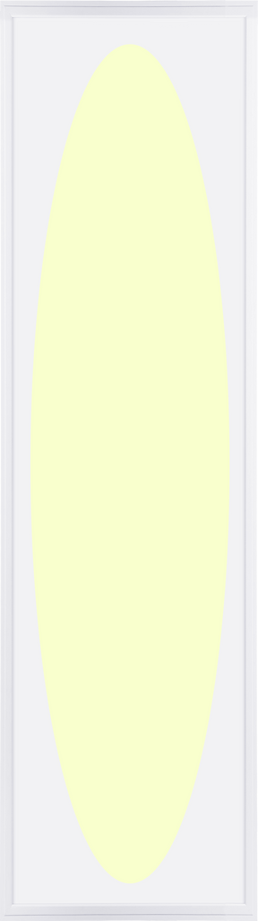 LED-Panel 30x120 mit ovaler Leuchtfläche