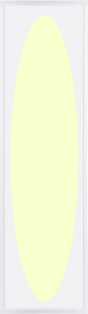 LED-Panel 30x120 mit ovaler Leuchtfläche