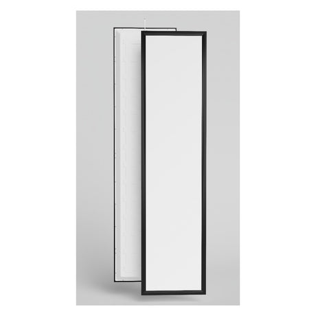 LED-Panel 30x120 mit schwarzem Rahmen, Vorder- und Rückseite