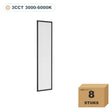 LED paneel 30x120 zwart frame 3CCT, doos van 8 stuks