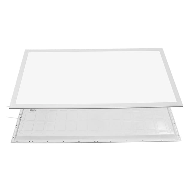 Dalle LED rétroéclairée 60x120 avec cadre blanc, face avant et arrière