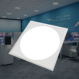 LED paneel 60x60 rond lichtvlak schuin van voren