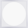 Pannello LED 60x60 con superficie luminosa rotonda