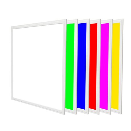 LED paneel 60x60cm 4000lm 4000K IP20 Blls met wit en gekleurde panelen