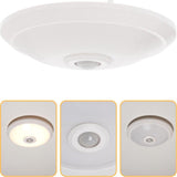 LED Ceiling Lamp 24 cm with Motion Sensor - Splashproof - Warm White