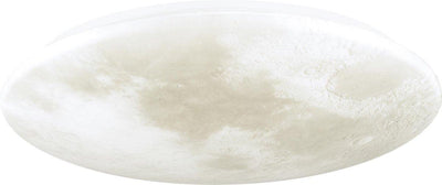 LED Plafondlamp 1900 lumen - 18W - Maan Design 45cm - Dimbaar met Afstandsbediening