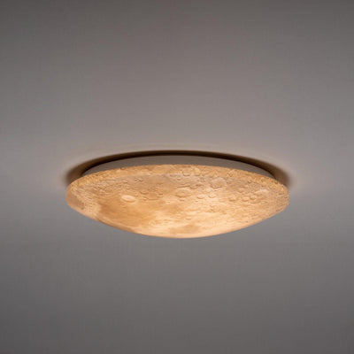 LED Plafondlamp 1900 lumen - 18W - Maan Design 45cm - Dimbaar met Afstandsbediening