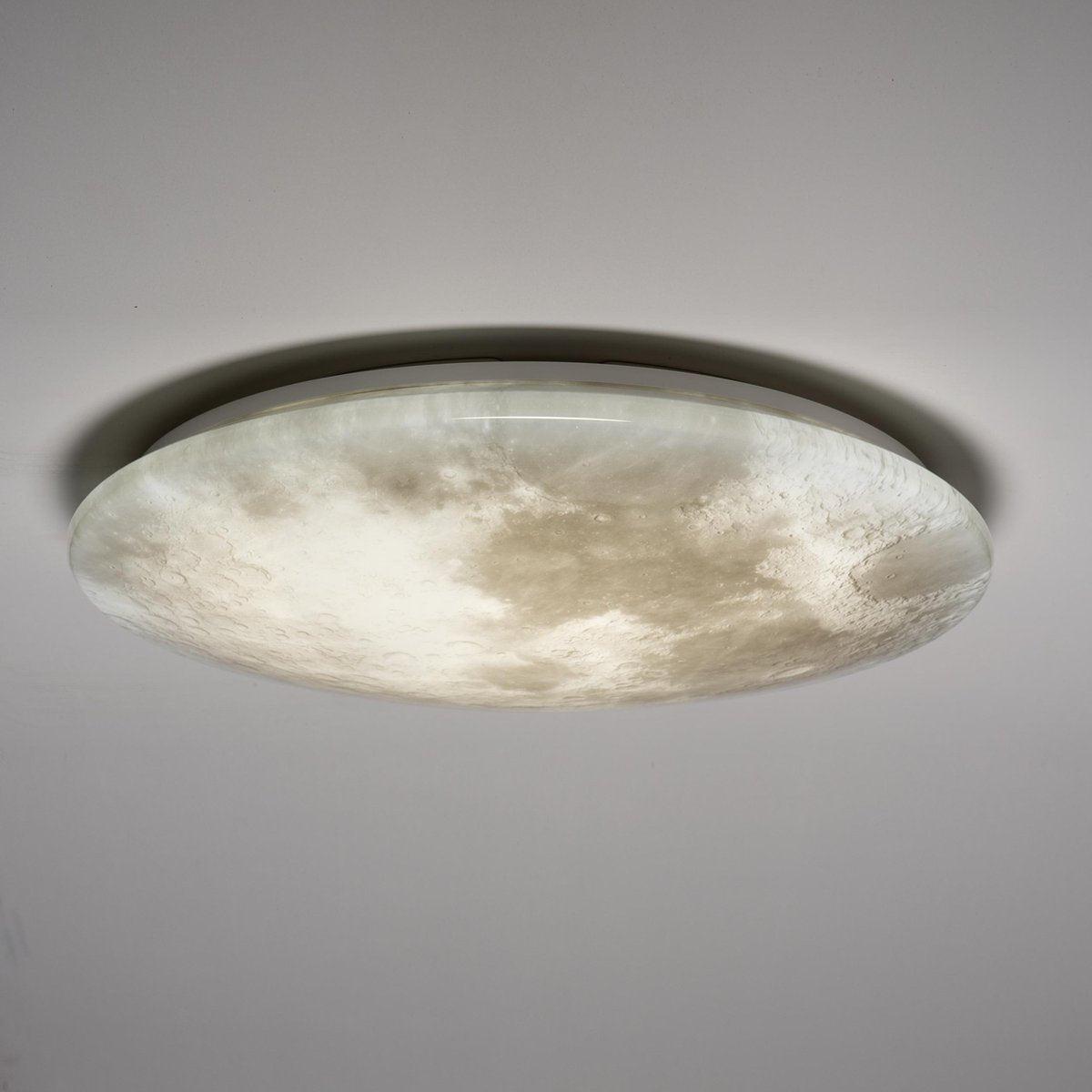 LED's Light Maan Plafondlamp voor de Slaapkamer - Dimbaar met afstandsbediening - 60 cm