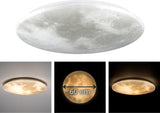 LED's Light Maan Plafondlamp voor de Slaapkamer - Dimbaar met afstandsbediening - 60 cm