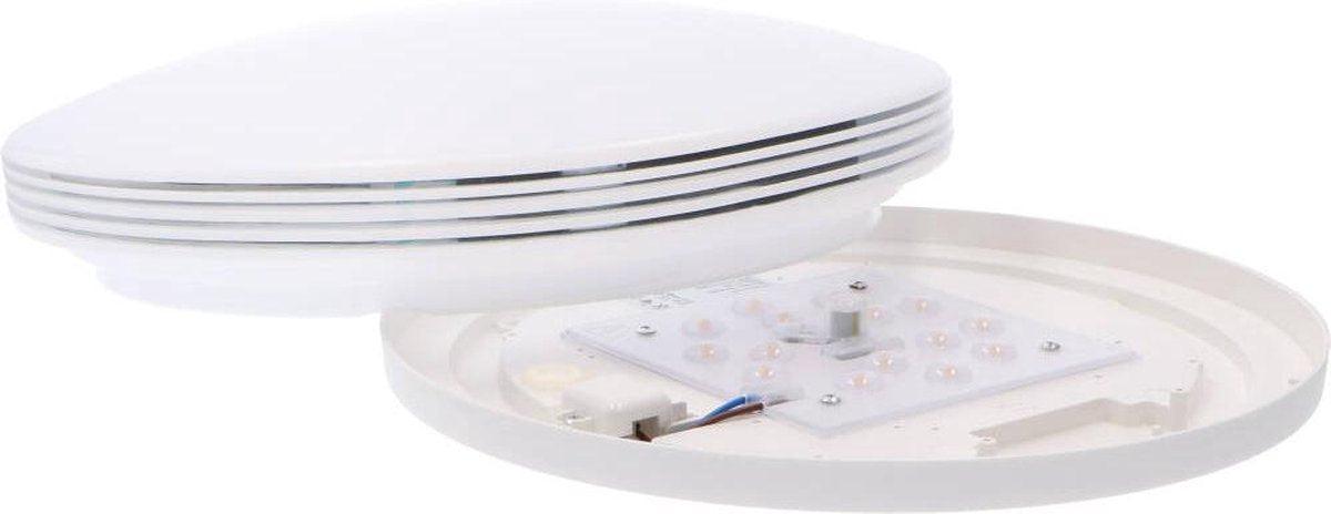 LED Ceiling Lamp Round 35 cm with Rings - Universal - Splashproof - Warm White Light