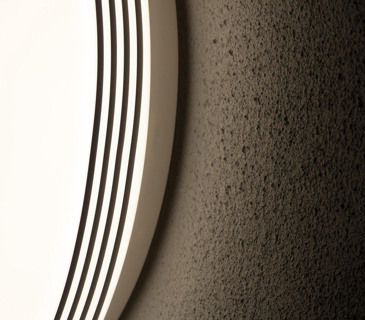 LED Ceiling Lamp Round 35 cm with Rings - Universal - Splashproof - Warm White Light