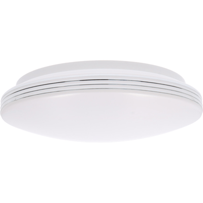Okrągła lampa sufitowa LED 35 cm z pierścieniami – uniwersalna – odporna na zachlapania – ciepłe białe światło