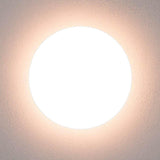 LED Ceiling Lamp Round 35 cm with Rings - Universal - Splashproof - Warm White Light