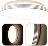 LED Ceiling Lamp Round 35 cm with Rings - Universal - Splashproof - Warm White Light