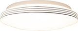 LED Ceiling Lamp Round 35 cm with Rings - Universal - Splashproof - Warm White Light