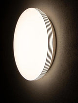 LED Ceiling Lamp Round 35 cm with Rings - Universal - Splashproof - Warm White Light