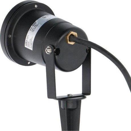 LED Prikspot GU10 - Kantelbaar 360° - IP54 - 150cm Kabel - Zwart