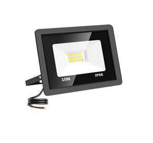 LED-Strahler - Warmweiß 3000K - 120° - 10W - 1000 Lumen - IP66 - Karton 50 Stück - 230V