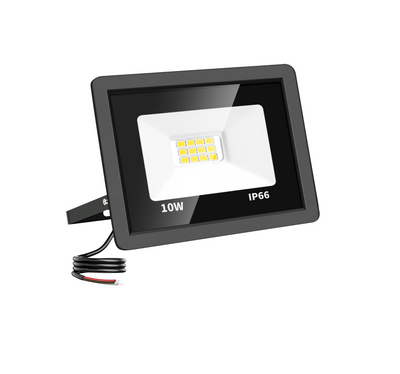 LED Schijnwerper 10W, 1.000 lm, 120° Breedstraler, IP66, Buitenlamp & Gevelverlichting