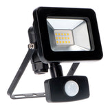 LED-Flutlicht 1100 - Mit Licht- und Bewegungssensor - Innen &amp; Außen - 10W - Schwarz