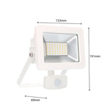 LED-Flutlicht 3300 - Mit Licht- und Bewegungssensor - Innen &amp; Außen - 30W - Weiß