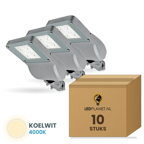 LED Straatverlichting 30W 4500lm, Koelwit 4000K, IP65, doos 10 stuks, 230V