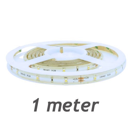 LED strip blue | 12V DC - 4.8W - 60 LEDs/m | indoor IP20 | 1 meter | dimmable