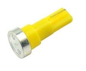 Auto LEDlamp | autoverlichting LED T5 | kleur geel | 1W 12V DC high power