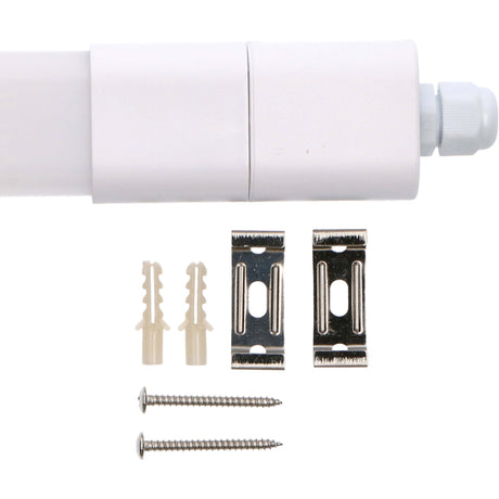 LED-TL-Leuchte 150 cm 2750 Lumen - 24 W - Kaltweiß 4000 K - IP65 Wasserdicht - IK06 Stoßfest