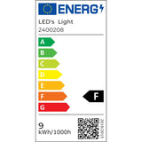 LED's Light LED licht balk 60 cm voor binnen - Armatuur inclusief LED TL buis - 1000 lm