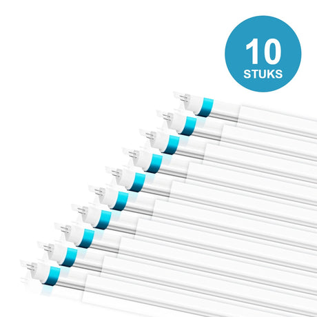 10 stuks LED TL buis T5 145cm 25W 5000 lm 200 lm/W koelwit 4000K