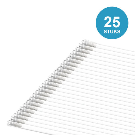 25 stuks LED TL buis T8 120cm 18W met bewegingssensor 60 sec 2520 lm daglichtwit 6000K