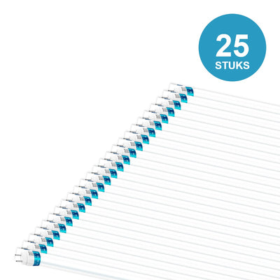 25 stuks LED TL buis T8 150cm 25W 5000 lm 200 lm/W koelwit 4000K