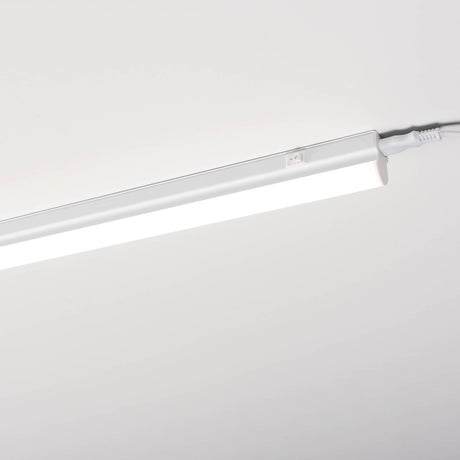 LED-T5-Leiste, kaltweiß, 4000 K, 90 cm, 400 Lumen, verbindbar, für Schränke und Küchen