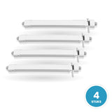 4 stuks LED tri-proof armatuur 1200mm 36W koelwit 4000K