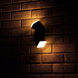 2er Pack LED's Light 2-flammige LED Design Außenleuchte - Modell Terni - Drehbar - Warmweiß - Anthrazit
