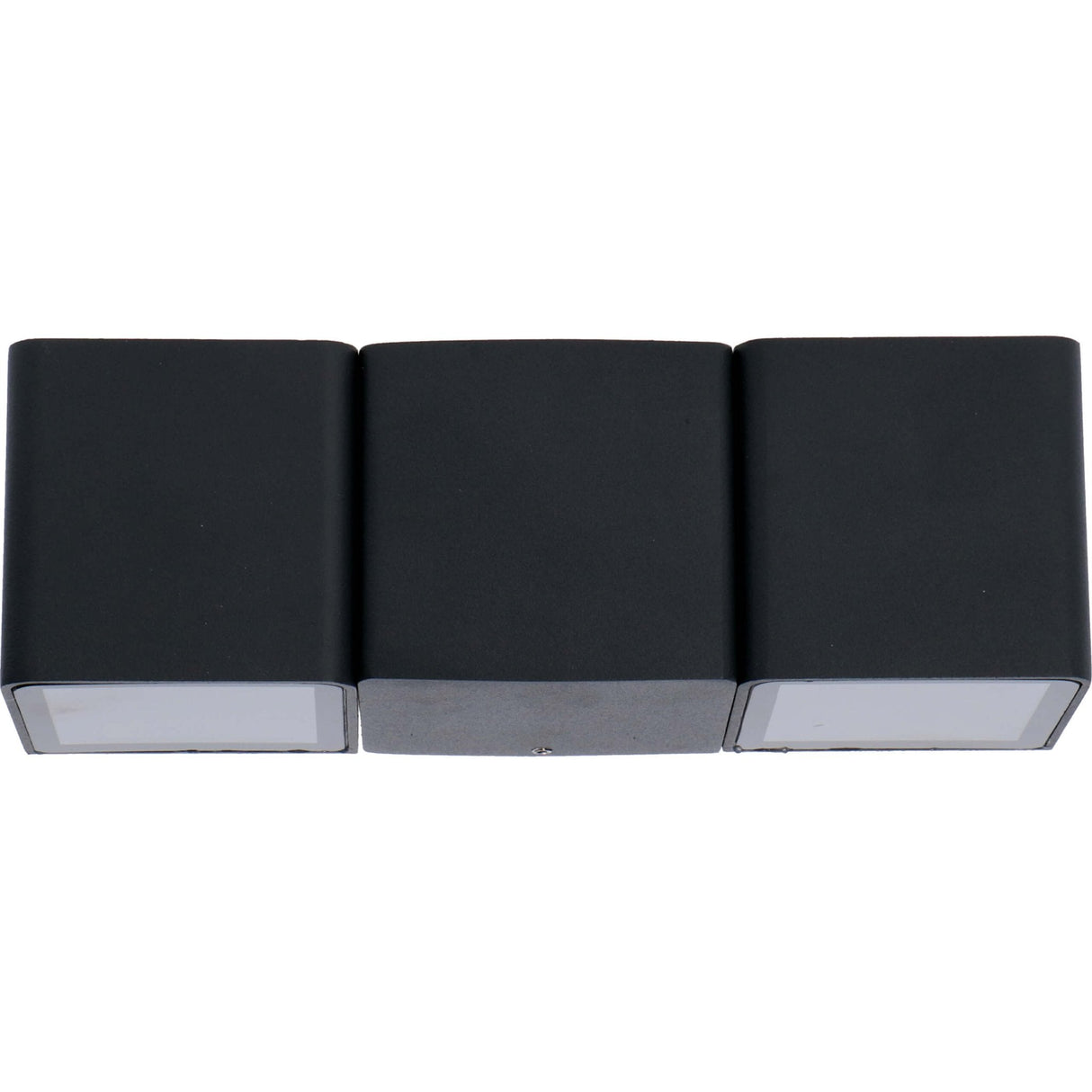 LED's Light 4-flammige Wandleuchte für den Außenbereich - Modell Aversa - Warmweiß - IP54 wasserdicht - Anthrazit