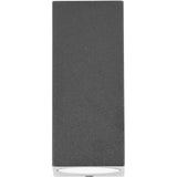 NØRD Up&amp;Down - LED's Light LED-Außenleuchte mit GU10-Fassung - Rechteckig - IP44 - Anthrazit - Modell Mailand