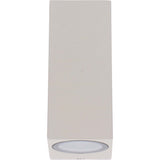LED's Light LED-Außenleuchte mit GU10-Fassung - Rechteckig - IP44 - Grau - Modell Mailand