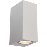 LED's Light LED-Außenleuchte mit GU10-Fassung - Rechteckig - IP44 - Grau - Modell Mailand
