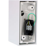 NØRD Up&amp;Down - LED's Light LED-Außenleuchte mit GU10-Fassung - Rechteckig - IP44 - Weiß - Modell Mailand