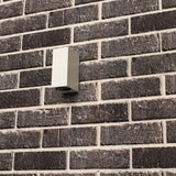 NØRD Up&amp;Down - LED's Light LED-Außenleuchte mit GU10-Fassung - Rechteckig - IP44 - Weiß - Modell Mailand