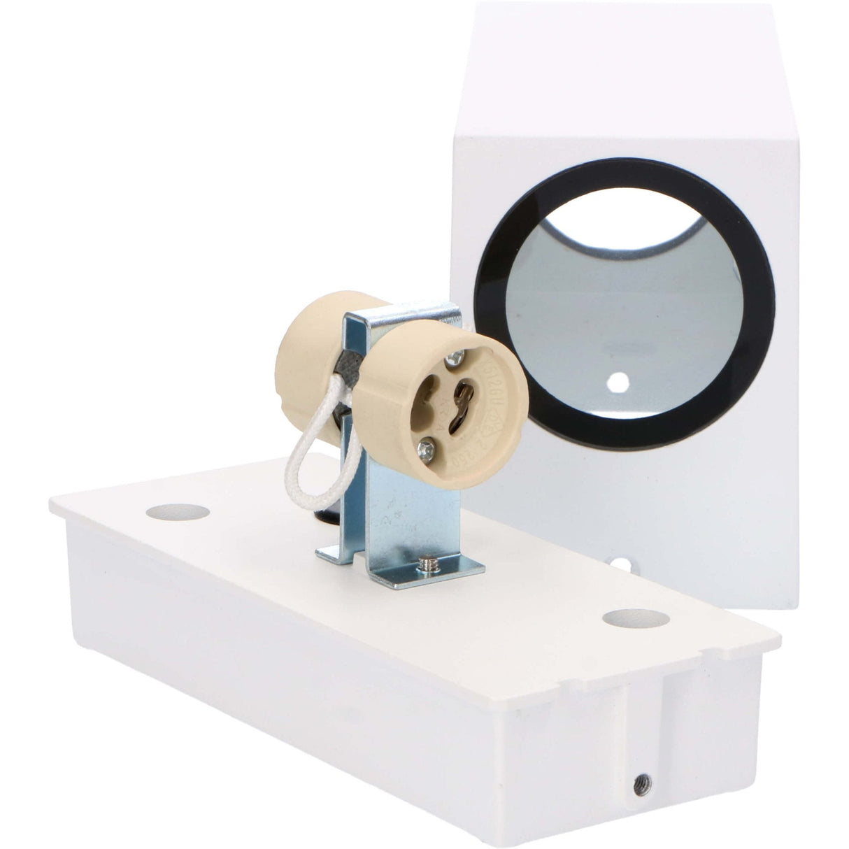 NØRD Up&amp;Down - LED's Light LED-Außenleuchte mit GU10-Fassung - Rechteckig - IP44 - Weiß - Modell Mailand