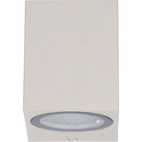 NØRD Down - LED-Außenwandleuchte mit GU10-Fassung - Rom - Quadratisch - IP44 - Grau