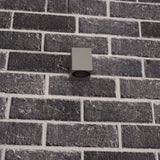 NØRD Down - LED-Außenwandleuchte mit GU10-Fassung - Rom - Quadratisch - IP44 - Grau