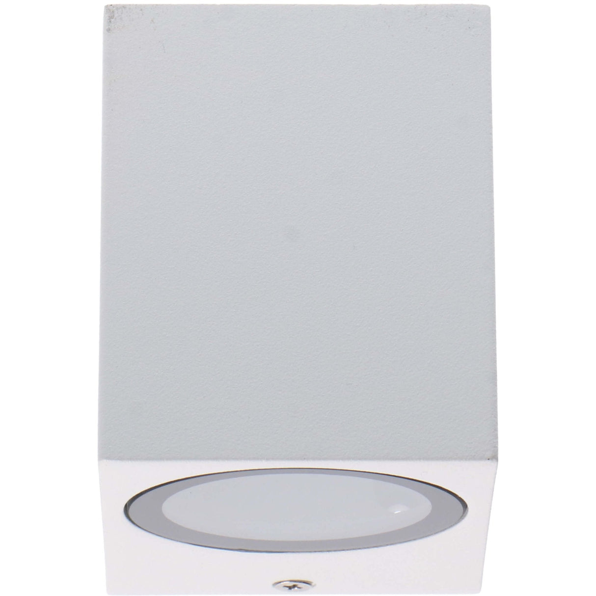 NØRD Down - LED's Light LED Wandleuchte für den Außenbereich mit GU10-Fassung - Quadratisch - IP44 - Weiß - Modell Rome